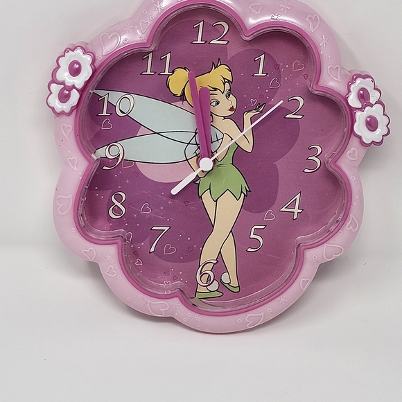 Pink Fairy Tinkerbell Y2k Wall Clock - Picture 2 of 10